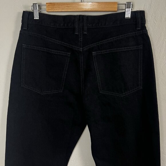 Alexa Chung for Madewell High-Rise Straight Jean Outridge Wash Black Size 28 NEW - Picture 7 of 14